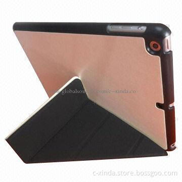 Multiple Standing Leather Case for iPad Air, Appearance Succinct and Vogue with Sleep Function